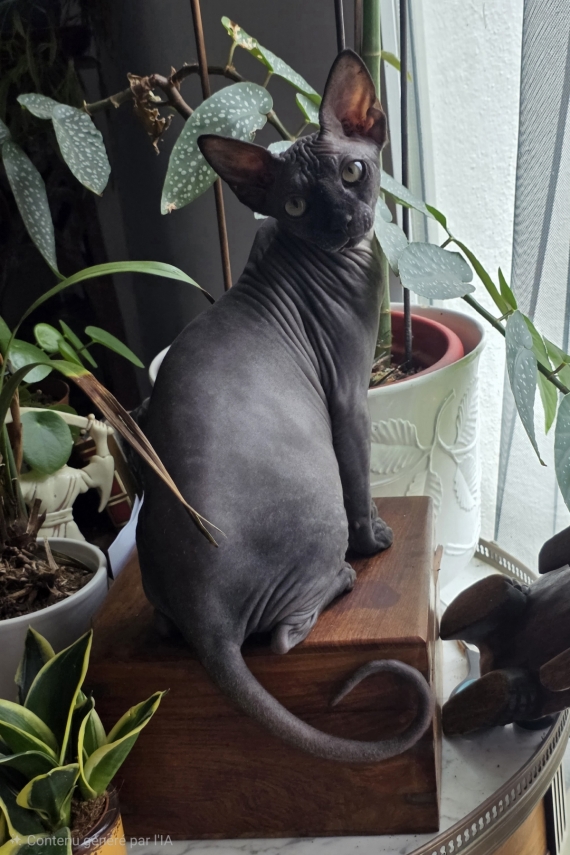 Petit mâle Sphynx né le 08/07/2025 est proposé – vendu 1200 €.
